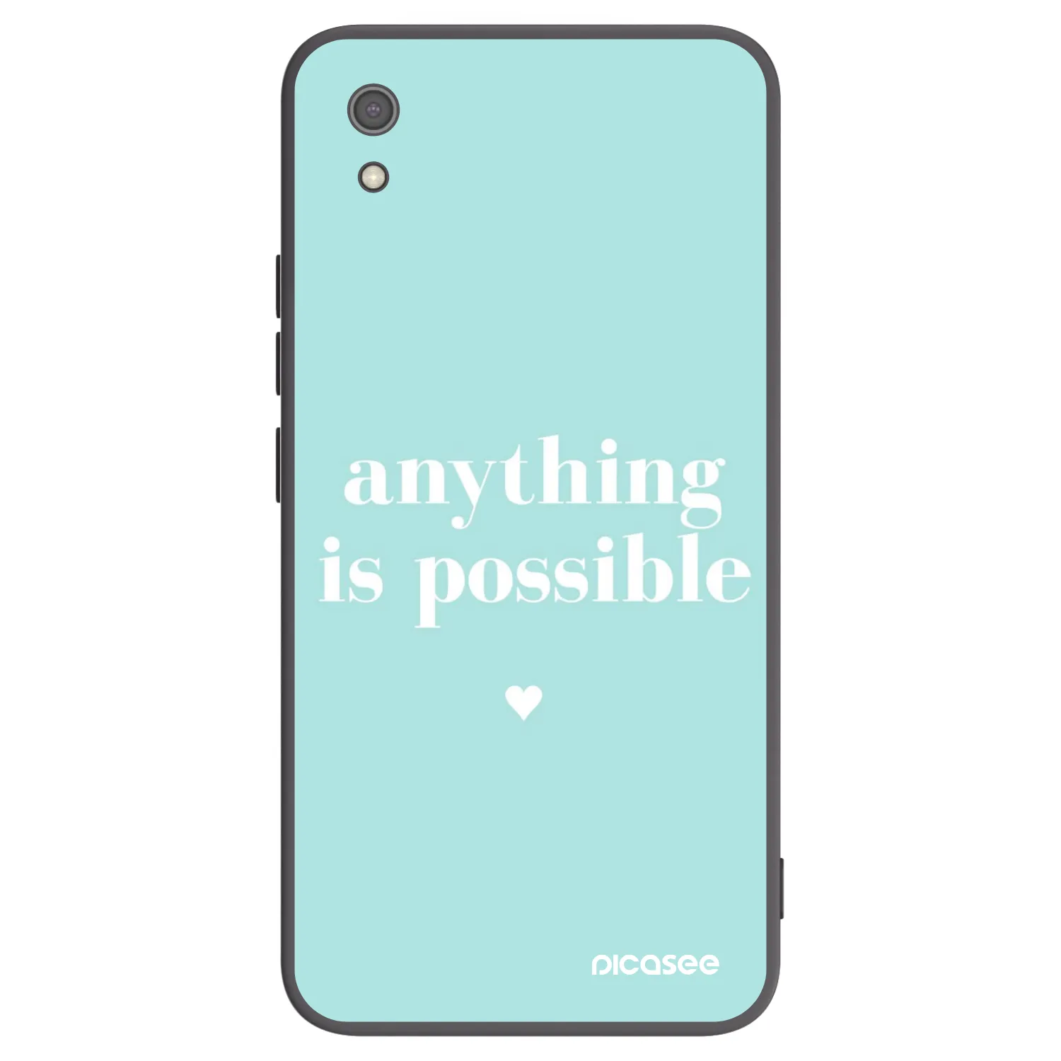 Picasee crna silikonska maskica za Xiaomi Redmi 7A - Anything is possible