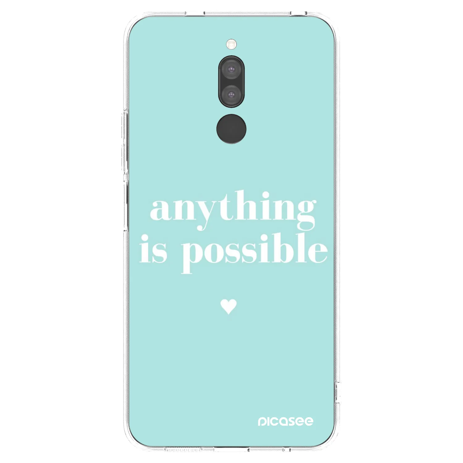 Picasee silikonska prozirna maskica za Xiaomi Redmi 8 - Anything is possible