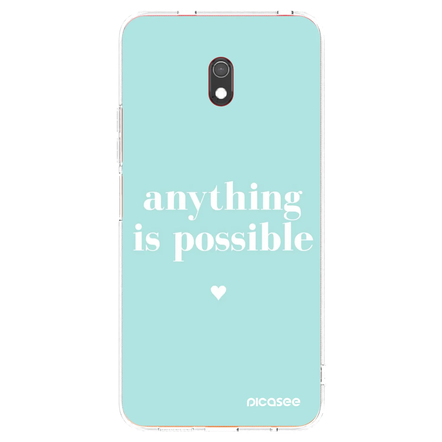 Picasee silikonska prozirna maskica za Xiaomi Redmi 8A - Anything is possible