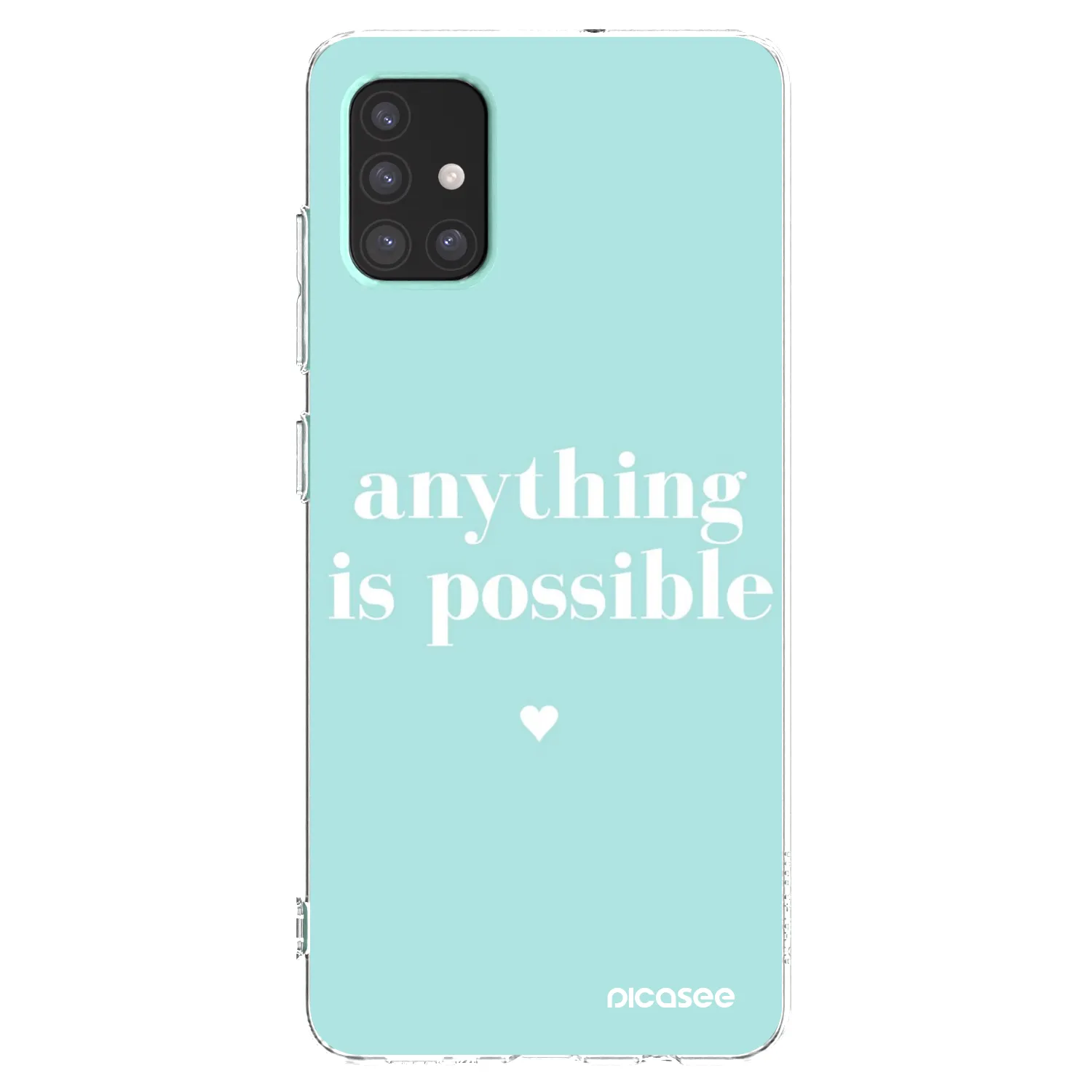 Picasee silikonska prozirna maskica za Samsung Galaxy A51 A515F - Anything is possible