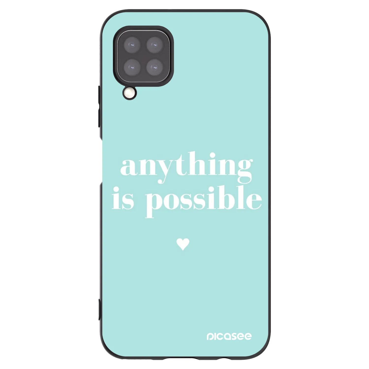 Picasee crna silikonska maskica za Huawei P40 Lite - Anything is possible