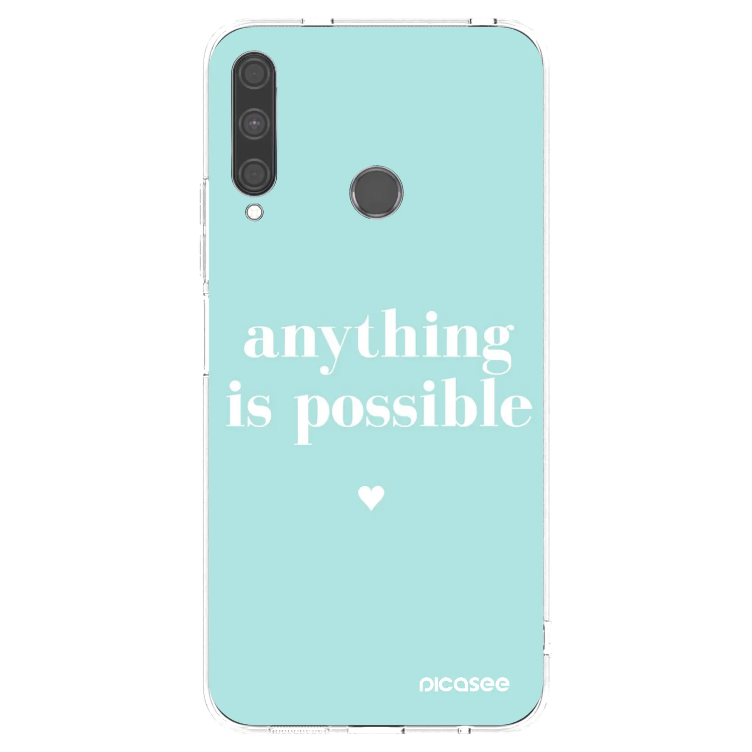 Picasee silikonska prozirna maskica za Huawei P40 Lite E - Anything is possible