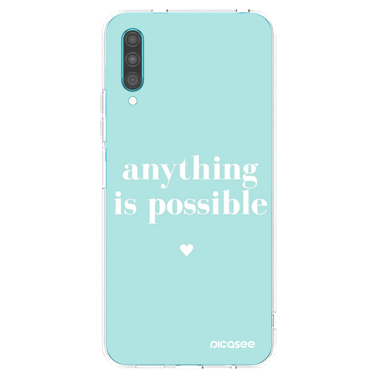 Picasee silikonska prozirna maskica za Samsung Galaxy A30s A307F - Anything is possible