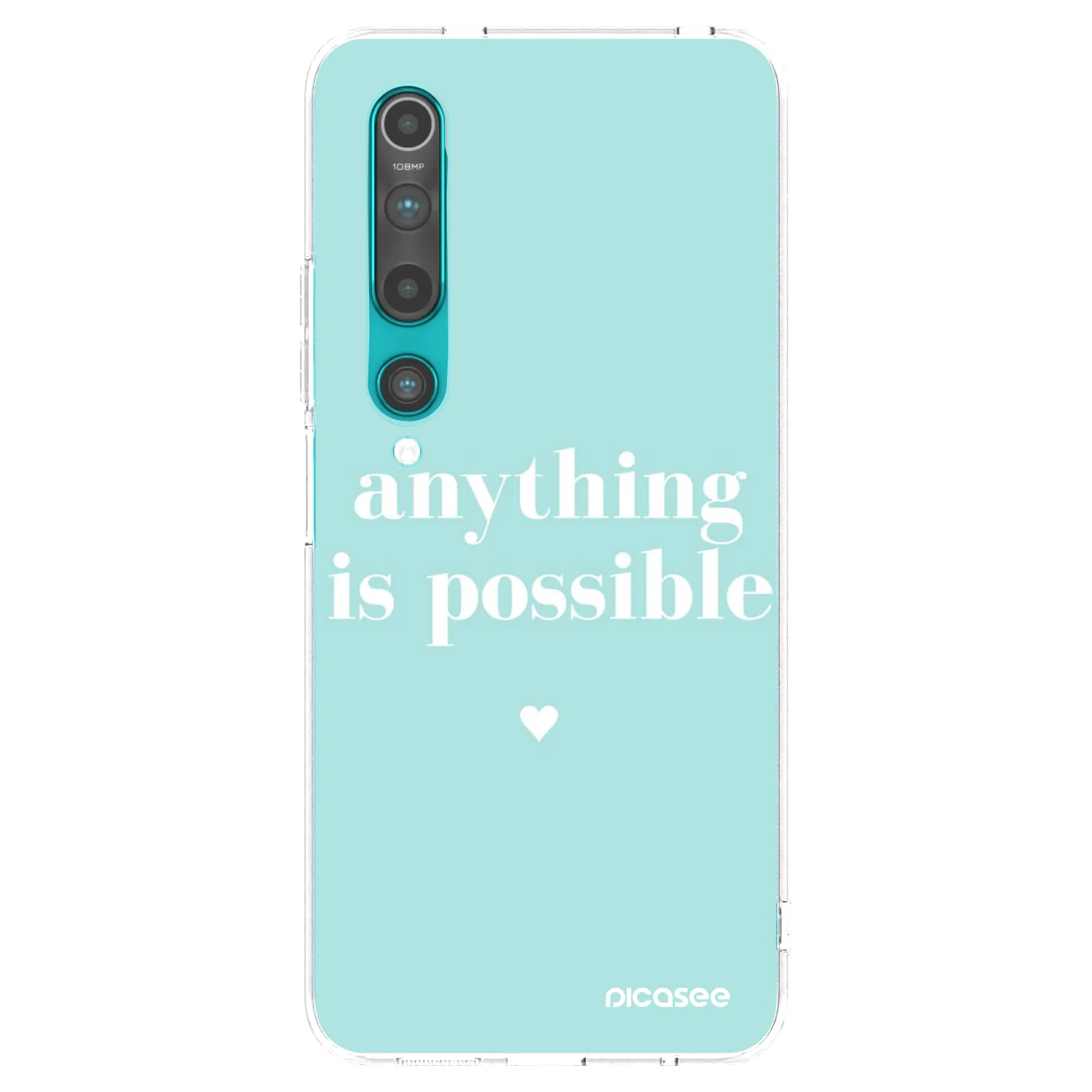 Picasee silikonska prozirna maskica za Xiaomi Mi 10 - Anything is possible