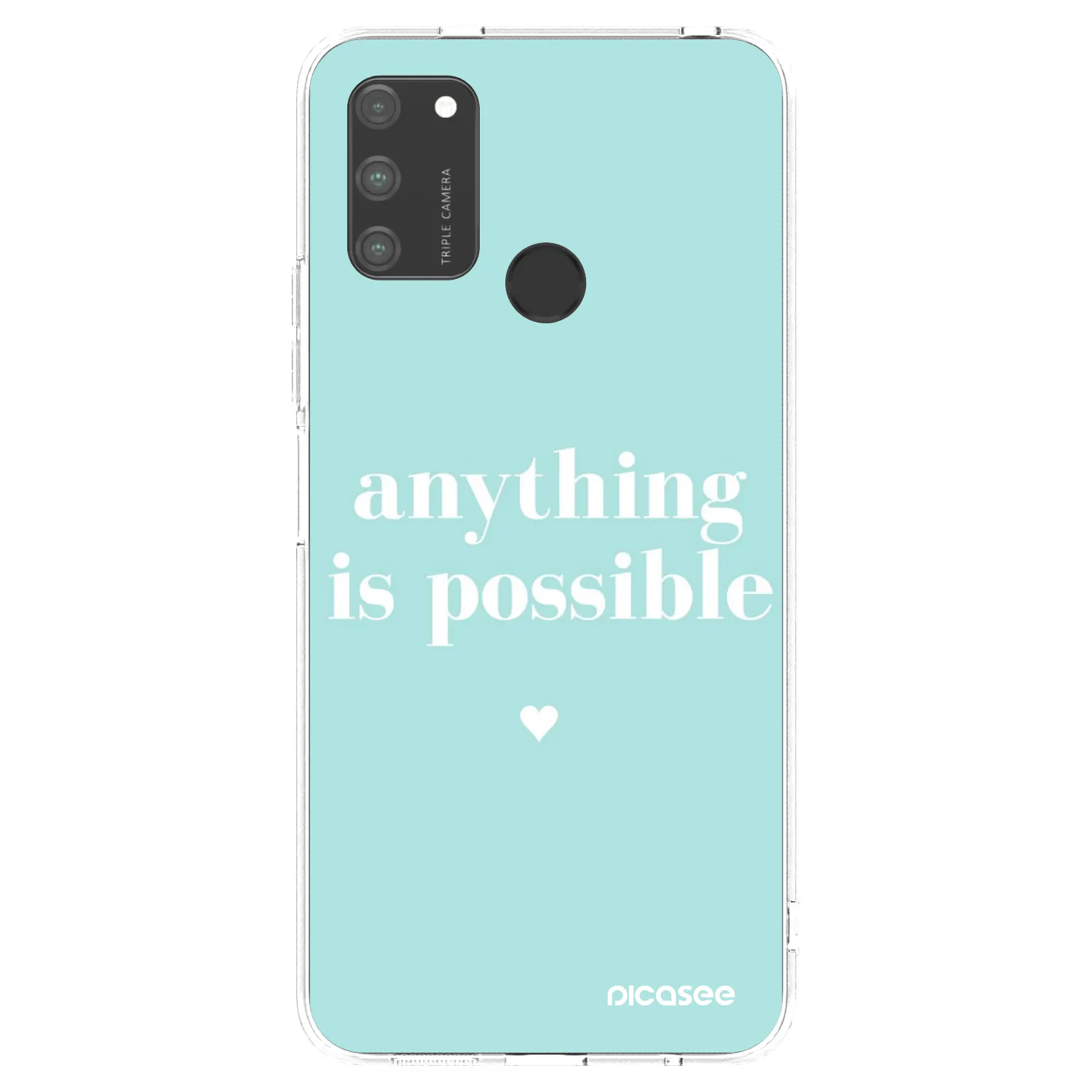 Picasee silikonska prozirna maskica za Honor 9A - Anything is possible