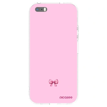 Picasee silikonska prozirna maskica za Apple iPhone 5/5S/SE - Blush bow