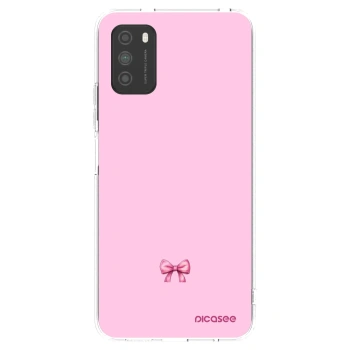 Picasee silikonska prozirna maskica za Xiaomi Poco M3 - Blush bow