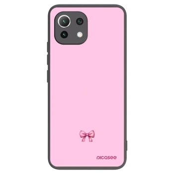 Picasee crna silikonska maskica za Xiaomi Mi 11 Lite - Blush bow