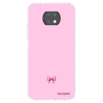 Picasee silikonska prozirna maskica za Xiaomi Redmi Note 9T - Blush bow