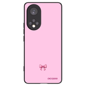 Picasee crna silikonska maskica za Huawei Nova 9 - Blush bow