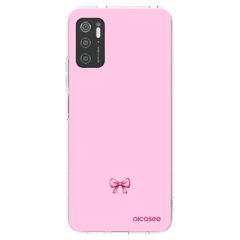 Picasee silikonska prozirna maskica za Xiaomi Poco M3 Pro 5G - Blush bow