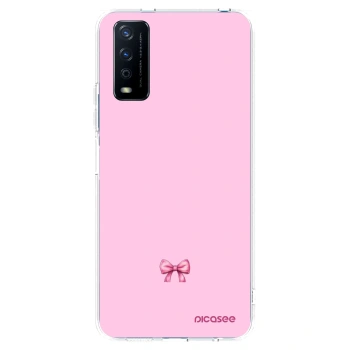 Picasee silikonska prozirna maskica za Vivo Y11s - Blush bow