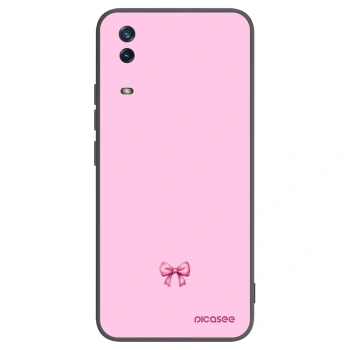 Picasee crna silikonska maskica za Vivo Y11s - Blush bow