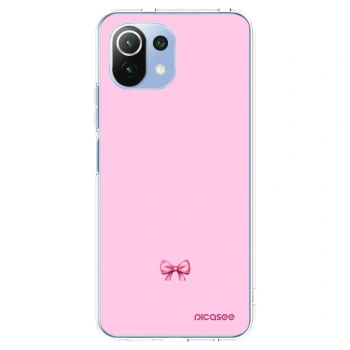 Picasee silikonska prozirna maskica za Xiaomi 11 Lite 5G NE - Blush bow