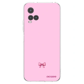 Picasee silikonska prozirna maskica za Vivo Y33s - Blush bow