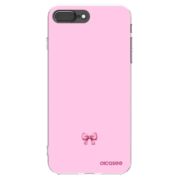 Picasee silikonska prozirna maskica za Apple iPhone 7 Plus - Blush bow