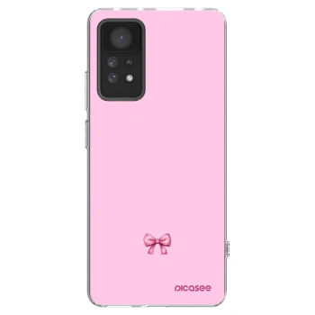 Picasee silikonska prozirna maskica za Xiaomi Redmi Note 11 Pro 5G - Blush bow