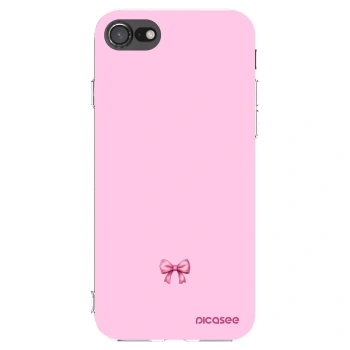 Picasee silikonska prozirna maskica za Apple iPhone SE 2022 - Blush bow
