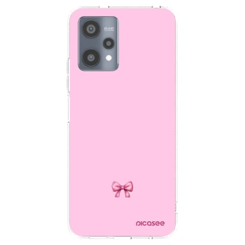 Picasee silikonska prozirna maskica za Realme 9 Pro 5G - Blush bow