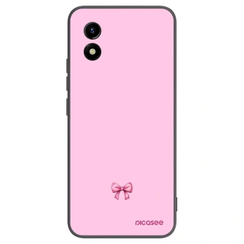 Picasee crna silikonska maskica za Vivo Y01 - Blush bow
