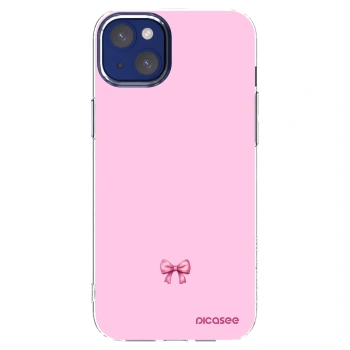Picasee silikonska prozirna maskica za Apple iPhone 14 Plus - Blush bow