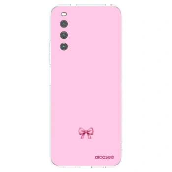 Picasee silikonska prozirna maskica za Sony Xperia 10 IV 5G - Blush bow
