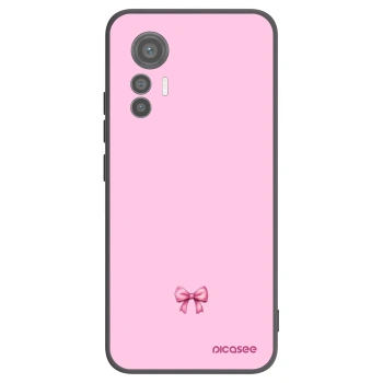 Picasee crna silikonska maskica za Xiaomi 12 Lite - Blush bow