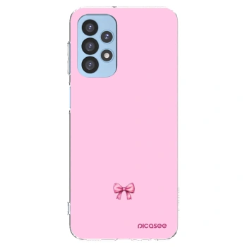 Picasee silikonska prozirna maskica za Samsung Galaxy A23 A235F 4G - Blush bow