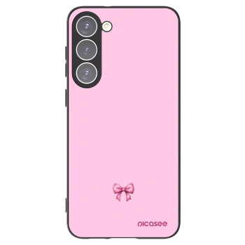 Picasee crna silikonska maskica za Samsung Galaxy S23+ 5G - Blush bow