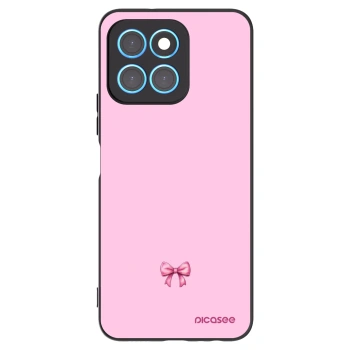 Picasee crna silikonska maskica za Honor X6 - Blush bow