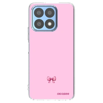 Picasee silikonska prozirna maskica za Honor X8a - Blush bow