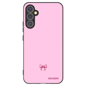 Picasee crna silikonska maskica za Samsung Galaxy A34 5G A346B - Blush bow