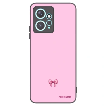 Picasee crna silikonska maskica za Xiaomi Redmi Note 12 4G - Blush bow