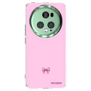 Picasee silikonska prozirna maskica za Honor Magic5 Pro - Blush bow