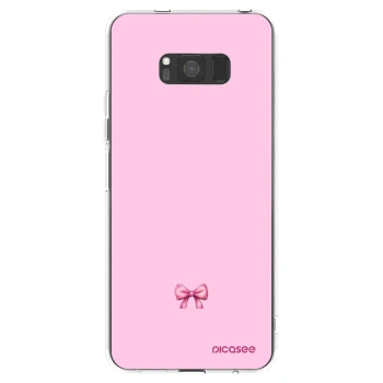 Picasee silikonska prozirna maskica za Samsung Galaxy S8 G950F - Blush bow
