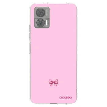 Picasee silikonska prozirna maskica za Motorola Edge 30 Neo - Blush bow