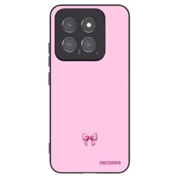 Picasee crna silikonska maskica za Xiaomi 14 - Blush bow