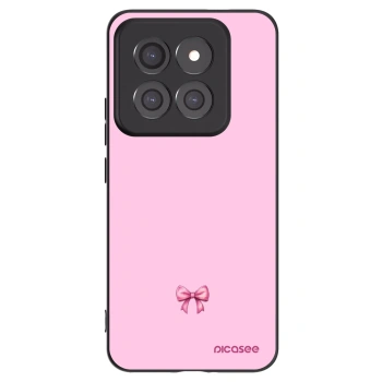 Picasee crna silikonska maskica za Xiaomi 14 Pro - Blush bow