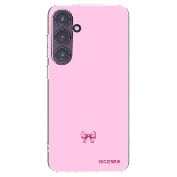 Picasee silikonska prozirna maskica za Samsung Galaxy S24+ S926B 5G - Blush bow