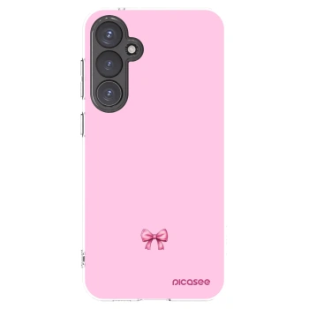Picasee silikonska prozirna maskica za Samsung Galaxy S23 FE S711B - Blush bow