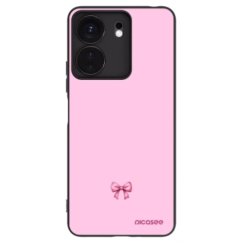 Picasee crna silikonska maskica za Xiaomi Redmi 13C 4G - Blush bow