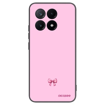 Picasee crna silikonska maskica za Xiaomi Poco X6 Pro - Blush bow