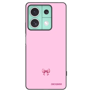 Picasee crna silikonska maskica za Xiaomi Redmi Note 13 5G - Blush bow