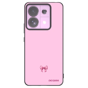 Picasee crna silikonska maskica za Xiaomi Redmi Note 13 Pro 5G - Blush bow