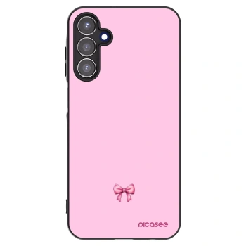 Picasee crna silikonska maskica za Samsung Galaxy A15 A155F 4G - Blush bow