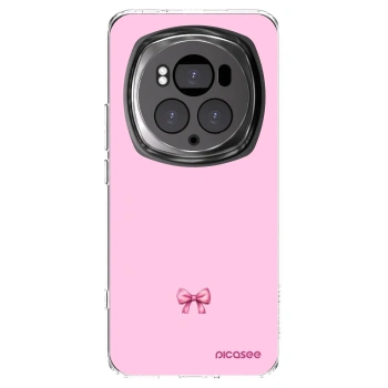 Picasee silikonska prozirna maskica za Honor Magic6 Pro - Blush bow