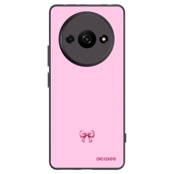 Picasee crna silikonska maskica za Xiaomi Redmi A3 - Blush bow