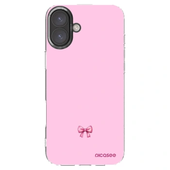 Picasee silikonska prozirna maskica za Apple iPhone 16 Plus - Blush bow