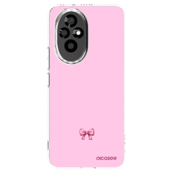 Picasee silikonska prozirna maskica za Honor 200 5G - Blush bow
