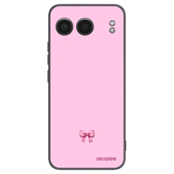 Picasee crna silikonska maskica za OnePlus Nord 4 - Blush bow